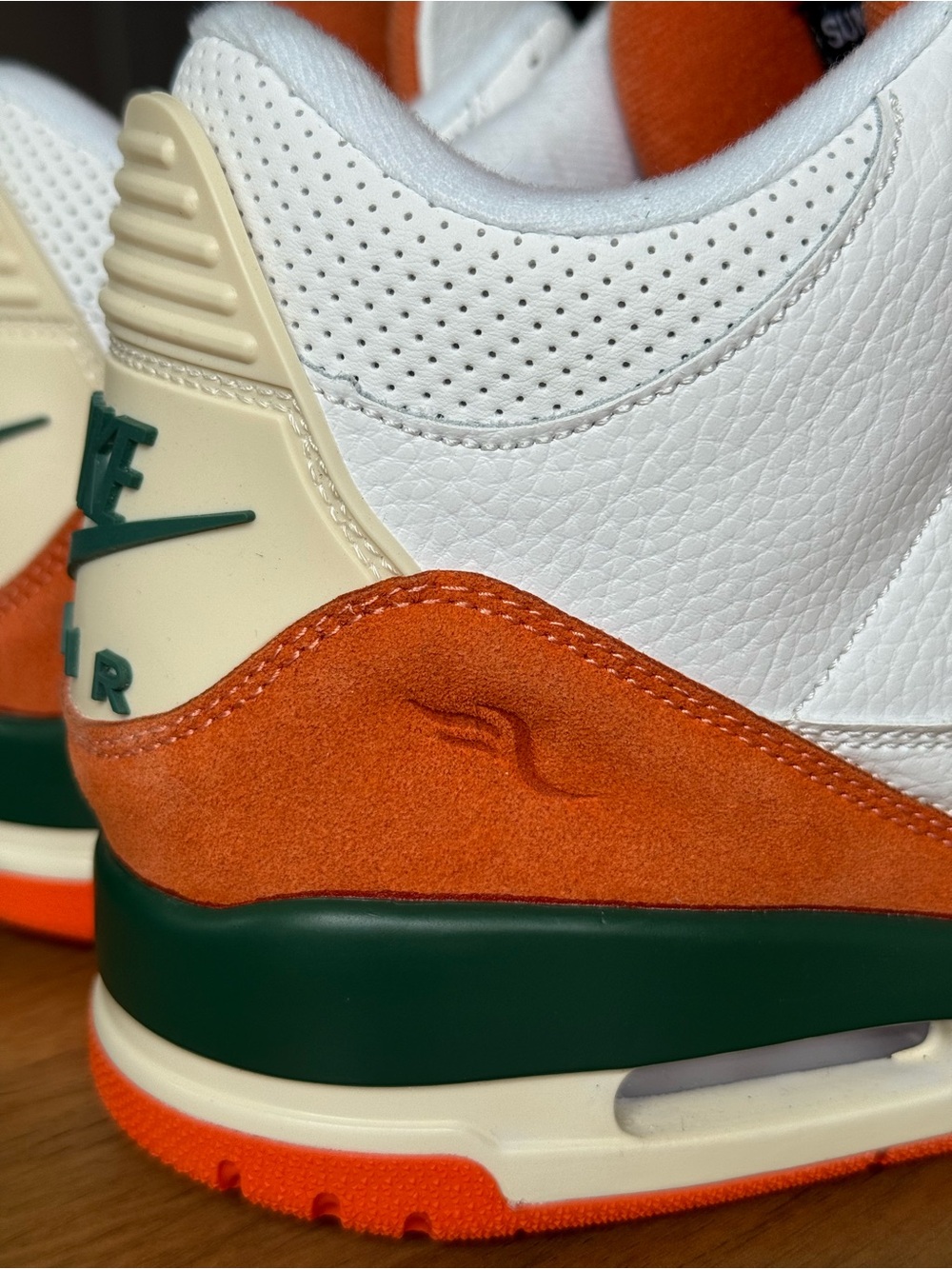 Nike Air Jordan 3 Retro SE Solefly Miami Beige Orange Green Sneakers Men’s 11 - Picture 11 of 15